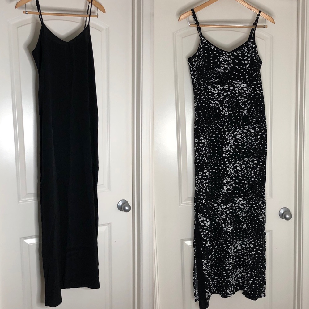 2 Cotton On black maxi dresses